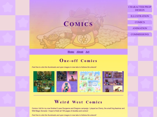 Gallery/Comics screenshot