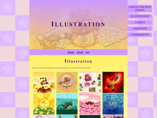 Gallery/Illustration screenshot