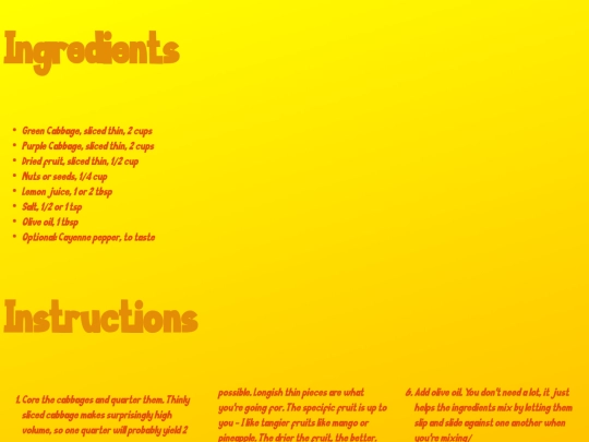 recipe1 screenshot