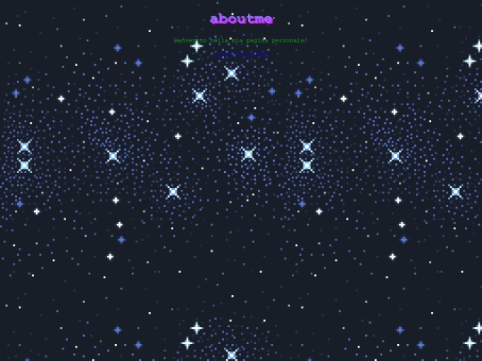 aboutme screenshot