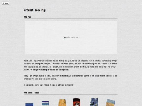 crafts/crochet-sock-rug/crochet-sock-rug screenshot