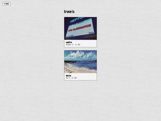travels/travels screenshot