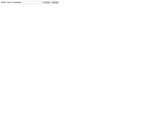 Javascript101/encryption screenshot