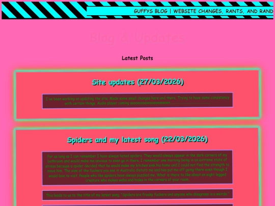 blog screenshot