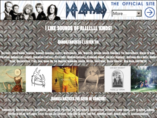 pages/music screenshot