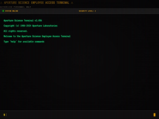 terminal-loginold screenshot