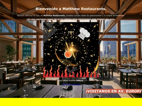 matthewrestaurants screenshot