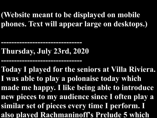 July2020RHPlog screenshot