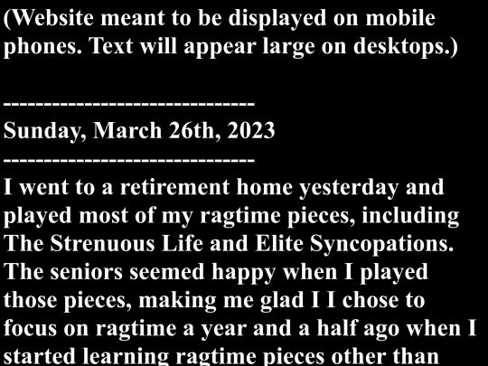 March2023RHPlog screenshot