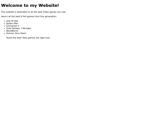 index screenshot