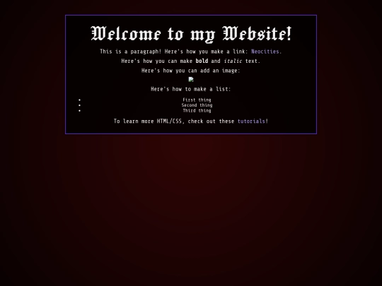index screenshot