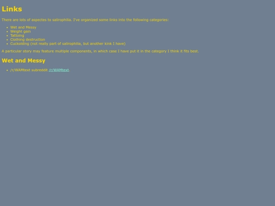 links screenshot