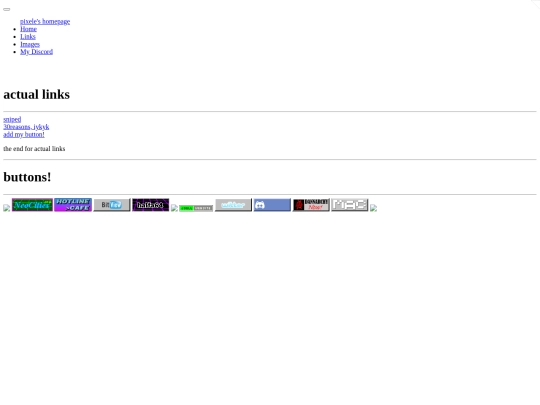 links screenshot