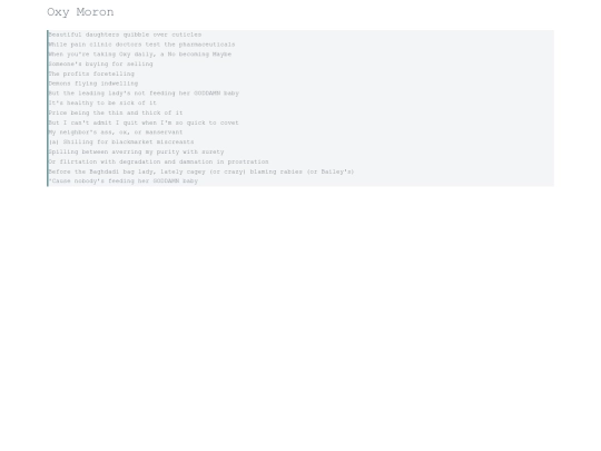 oxymoron screenshot