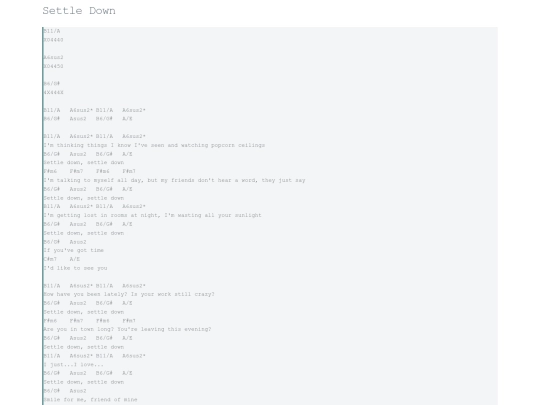 settledown screenshot