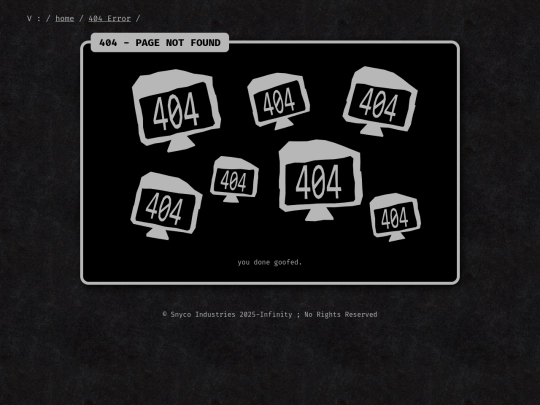 not_found screenshot
