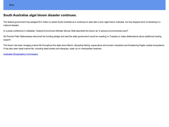 algal screenshot