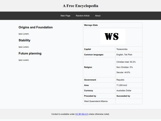 warrego screenshot