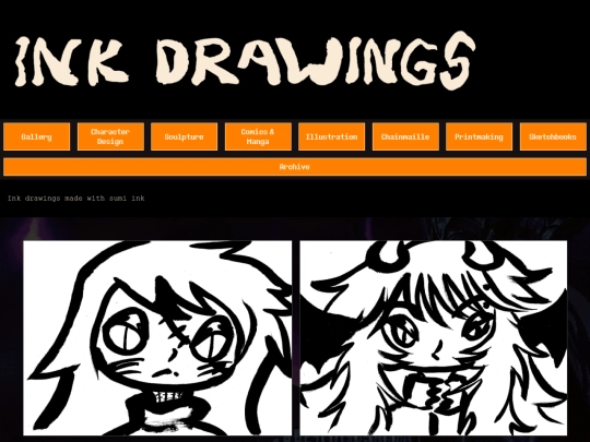 ink-drawings screenshot