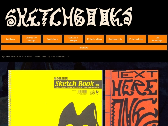 sketchbooks screenshot