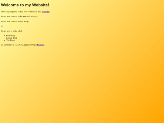 default screenshot