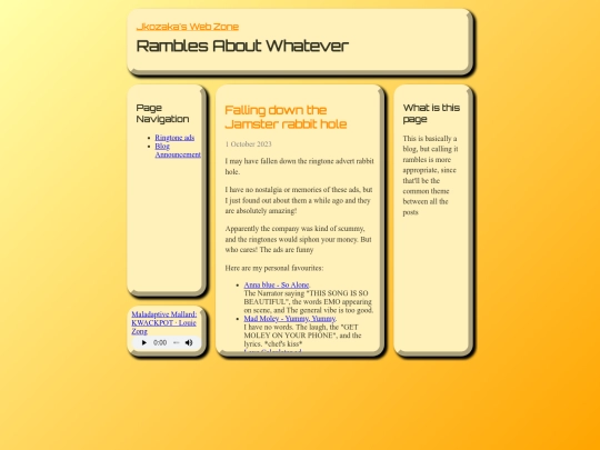 rambles screenshot