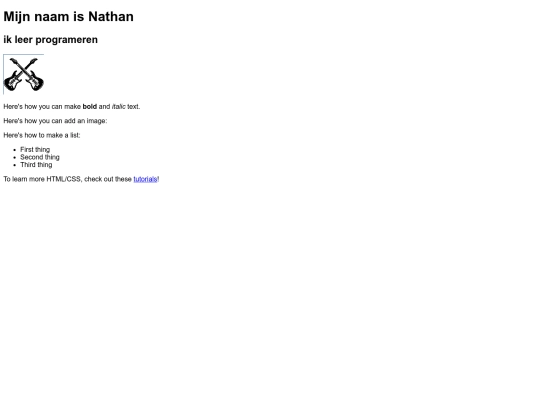 index screenshot