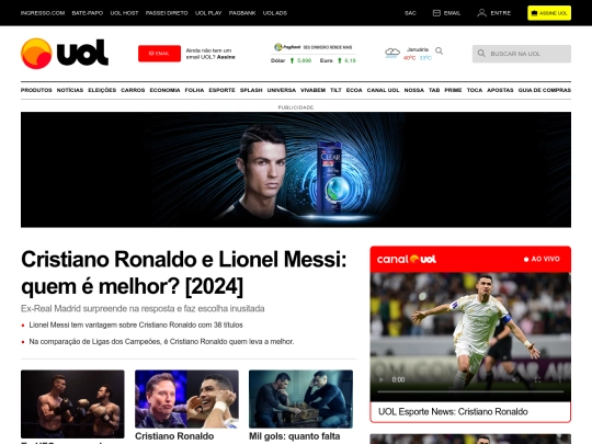 site-uol screenshot