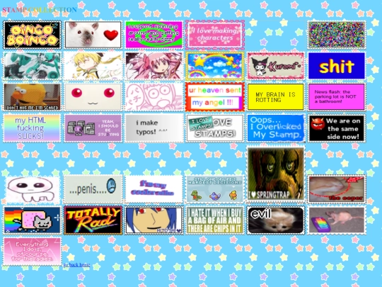 Stamps screenshot
