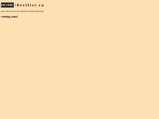 bestlist screenshot