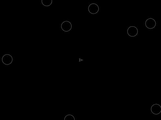 Asteroids screenshot