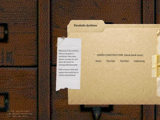 home page screenshot