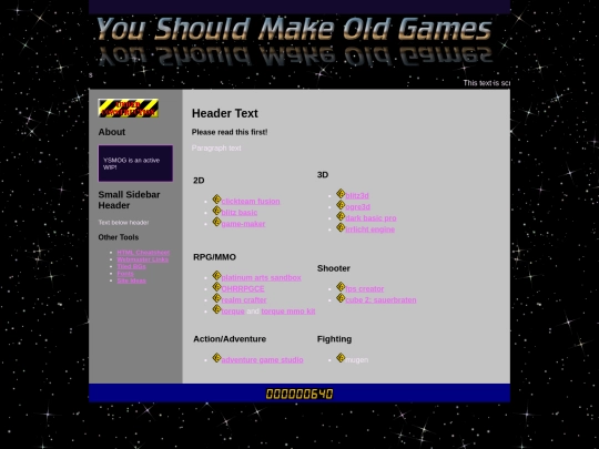 page_default screenshot