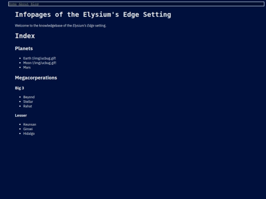 ee/inf screenshot