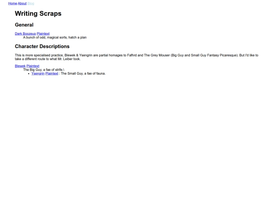 story/scraps screenshot