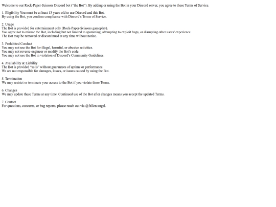 terms screenshot