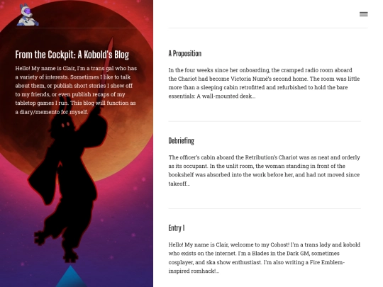 blog screenshot