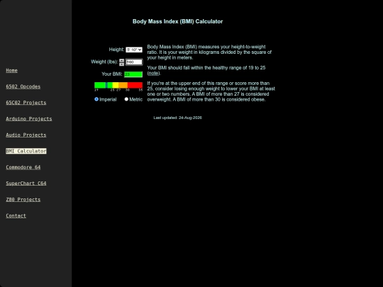 bmi/bmi screenshot