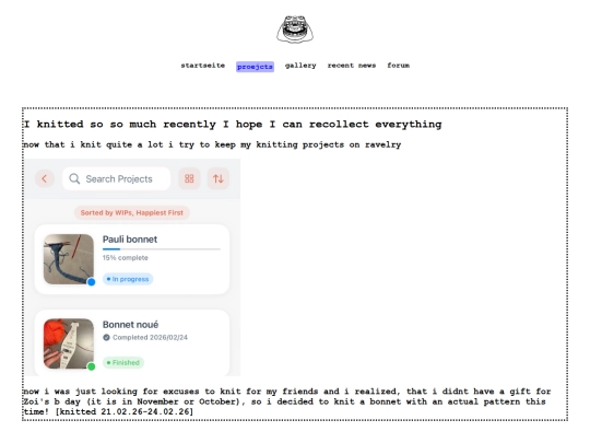 knitting screenshot