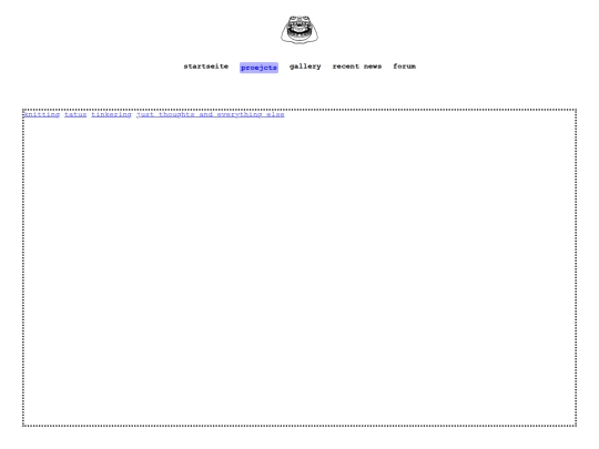 projects screenshot