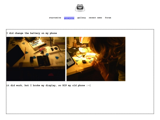 tinkering screenshot