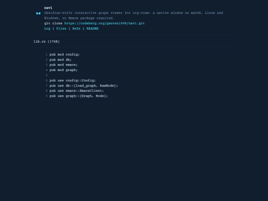 git/navi/file/navi-core/src/lib.rs screenshot