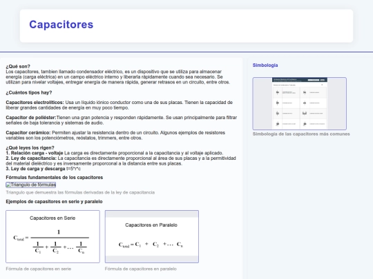 Circuitos/Capacitores screenshot