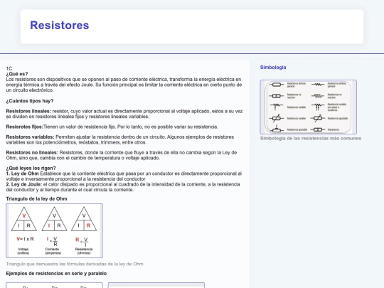 Circuitos/Resistores screenshot