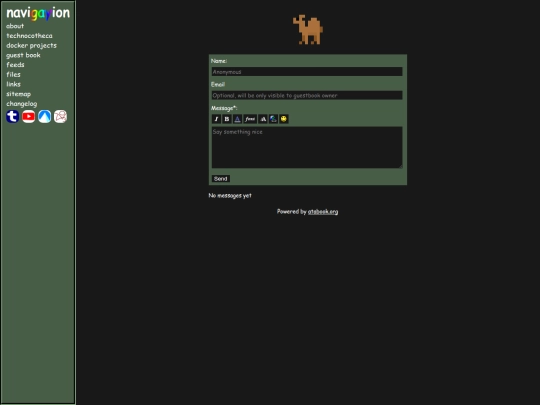 guestBook screenshot