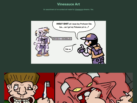 art/vinesauce screenshot