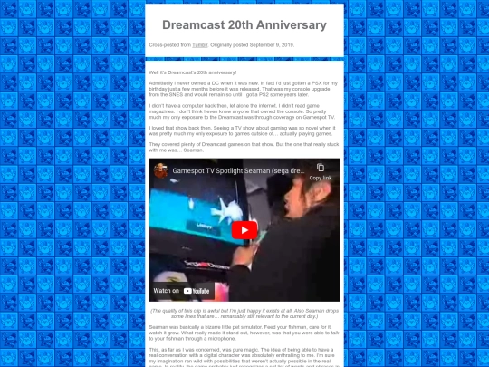 article/dreamcast-20th screenshot