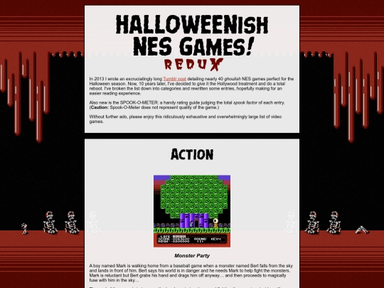article/halloween-nes screenshot