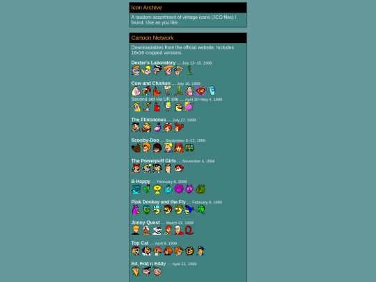 icons screenshot