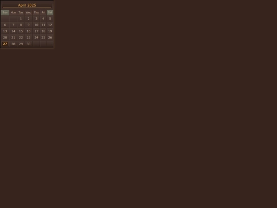 calendar screenshot